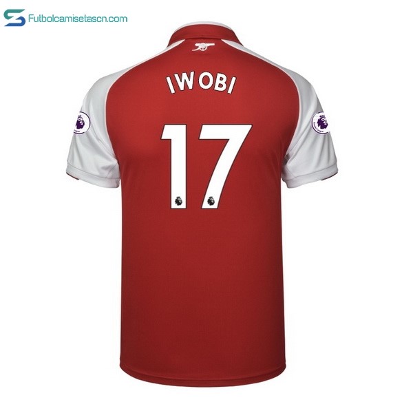 Camiseta Arsenal 1ª Iwobi 2017/18